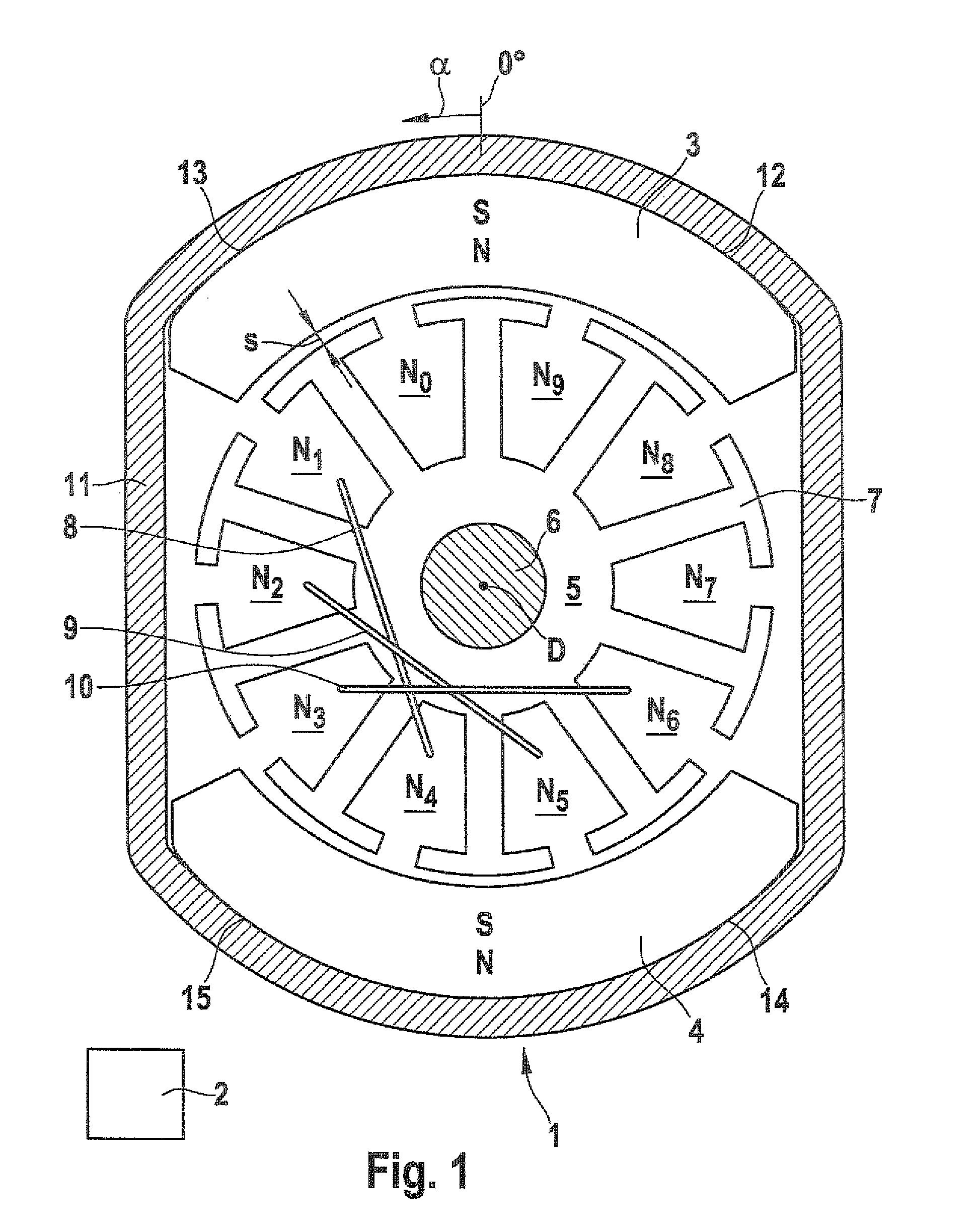 Drive and evaluation unit