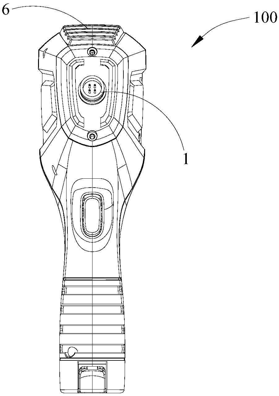 Temperature measuring gun