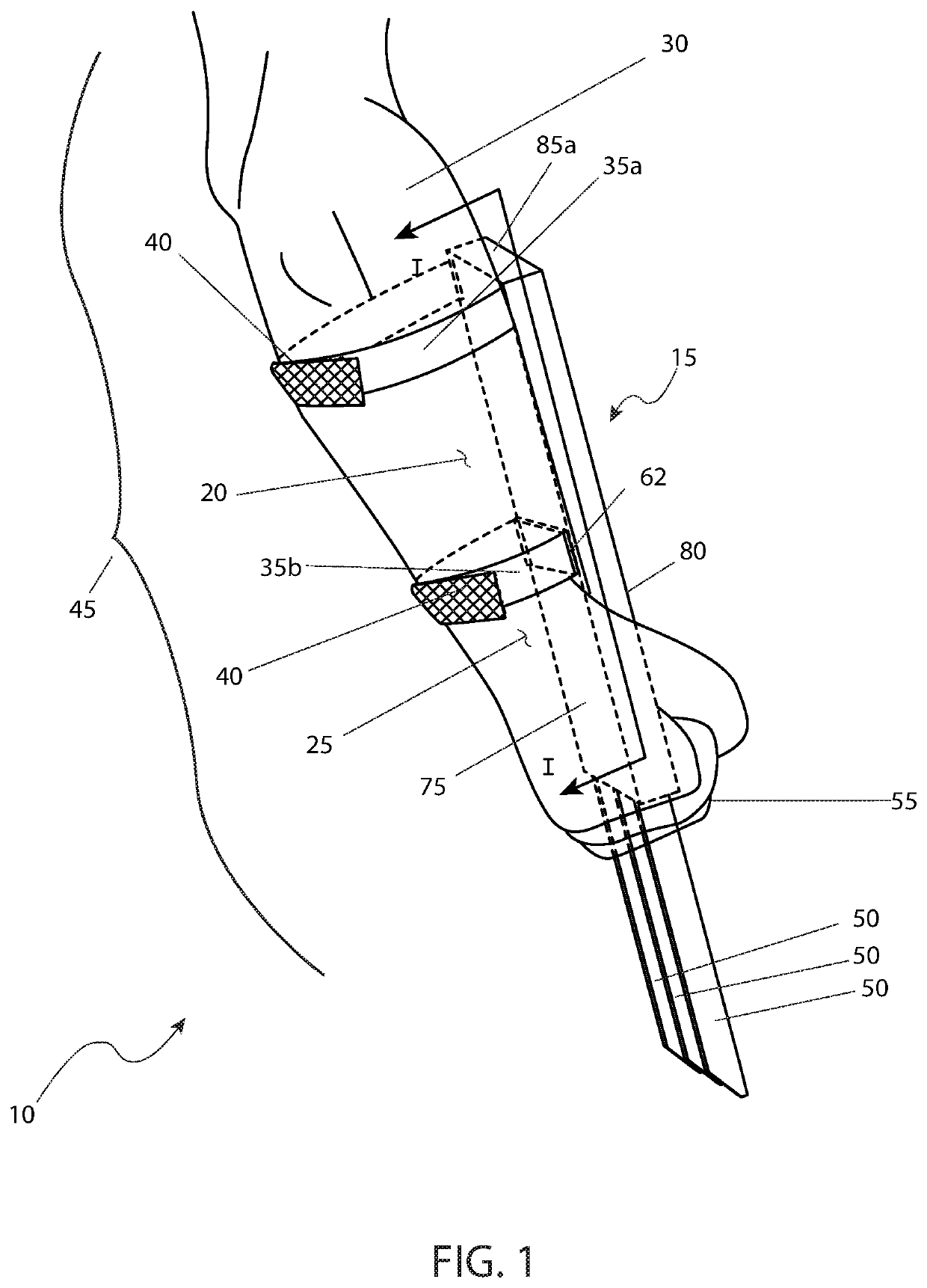 Concealable multiple blade device