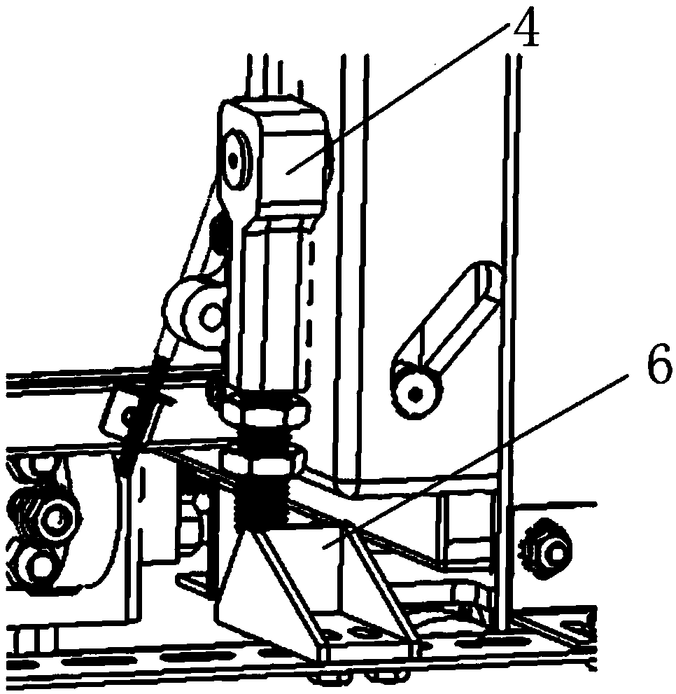 Safety protection system for flat floor of elevator