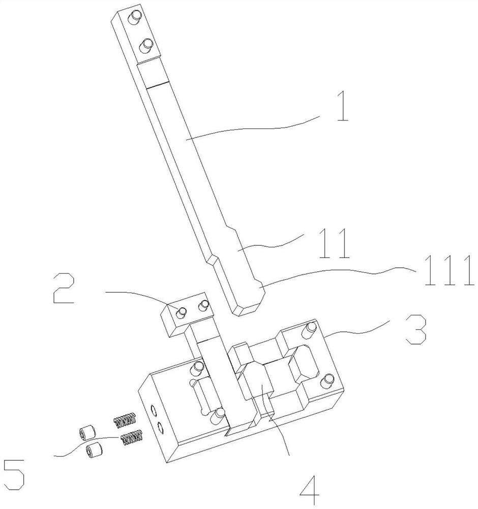 Sequential mold opening lock catch mechanism and sequential mold opening injection mold