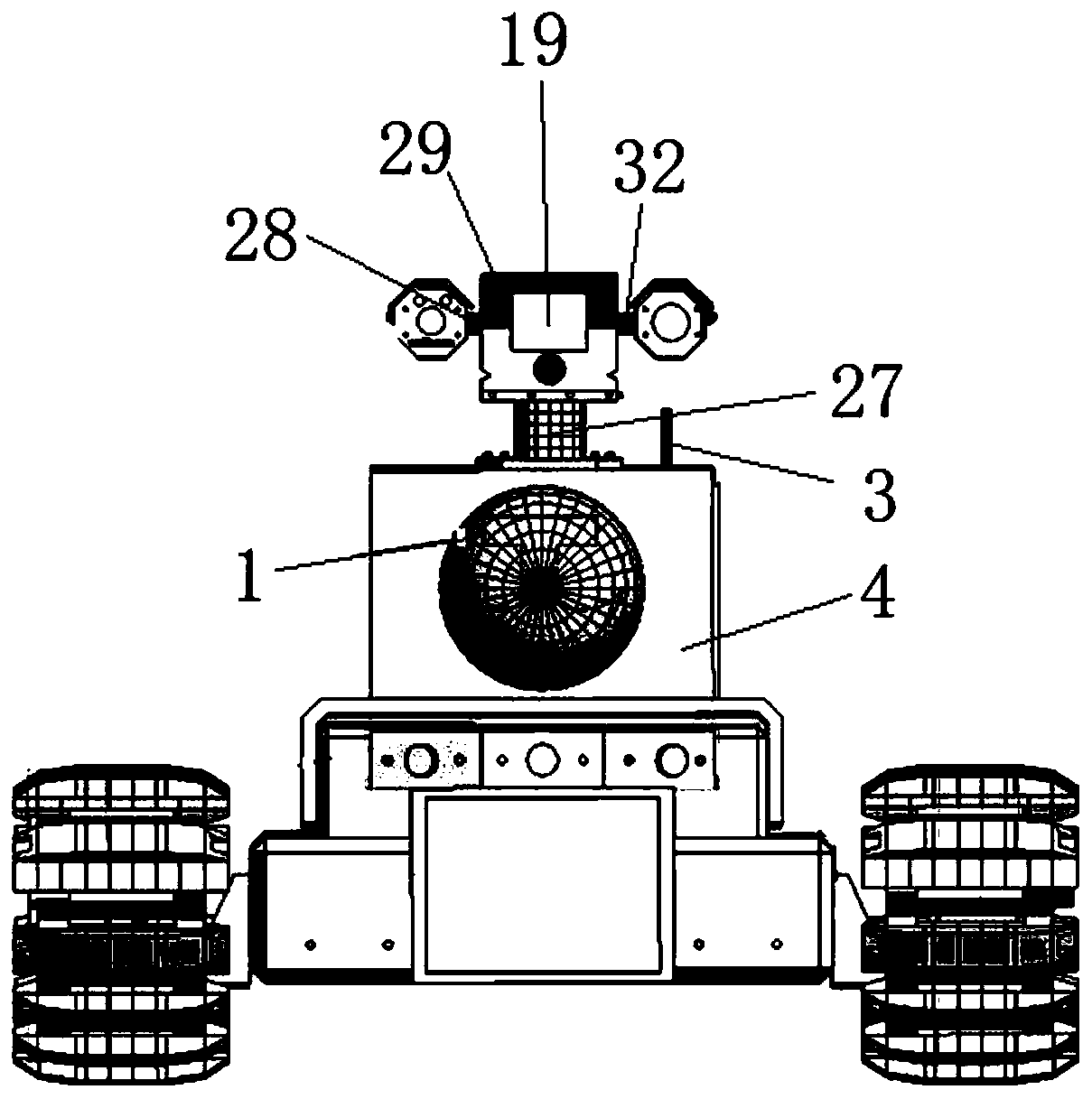 5G caterpillar type intelligent patrol inspection robot for power plant