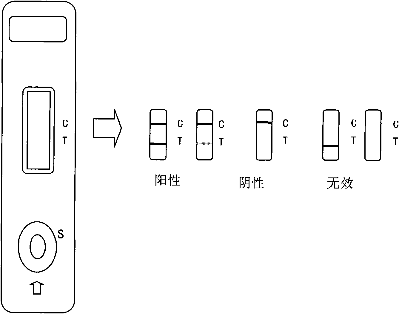 Method and detection strip for rapidly detecting human blood group antibodies