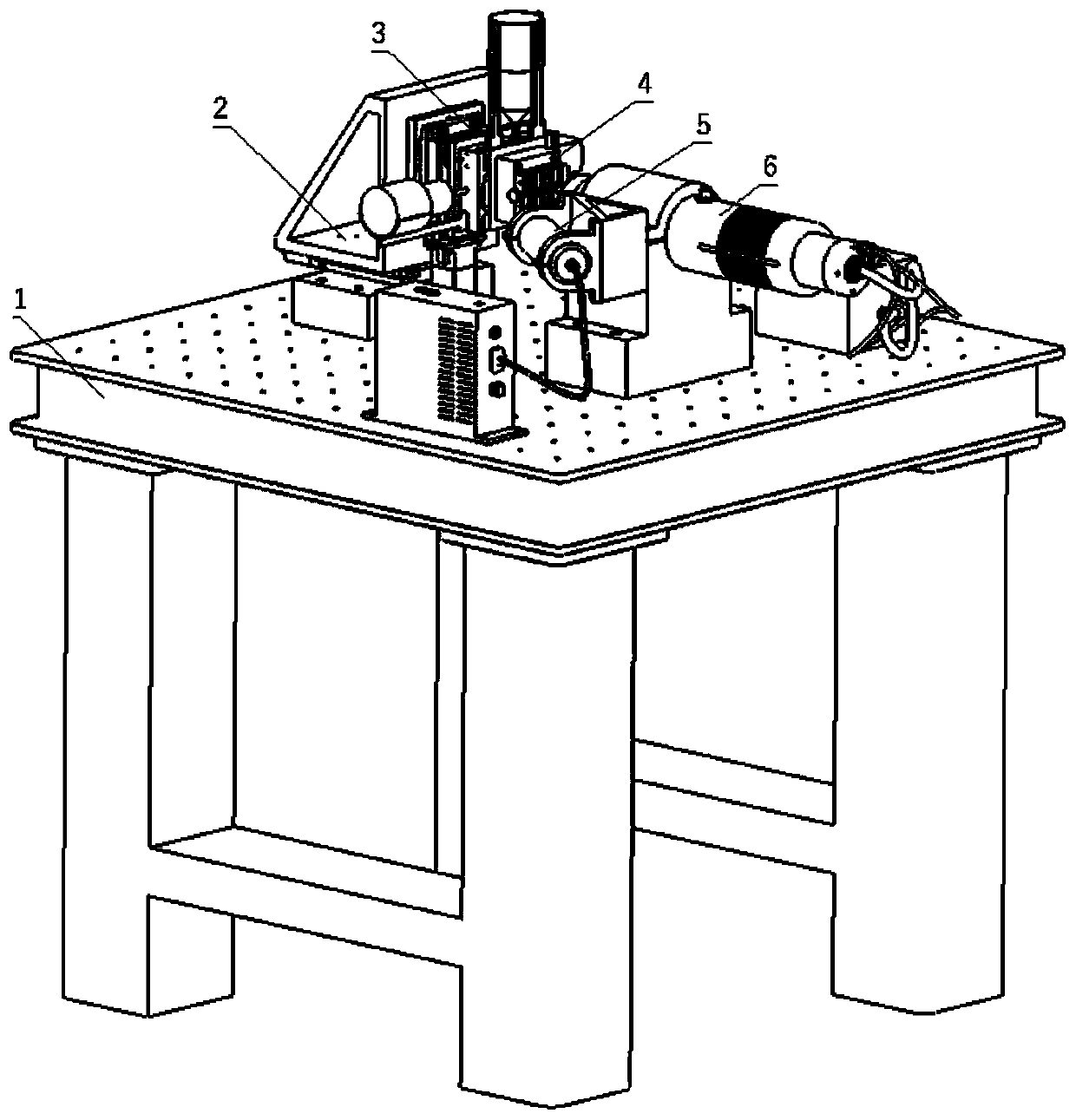 Laser-assisted horizontal three-dimensional ultrasonic elliptical vibration milling machine equipment and its working method