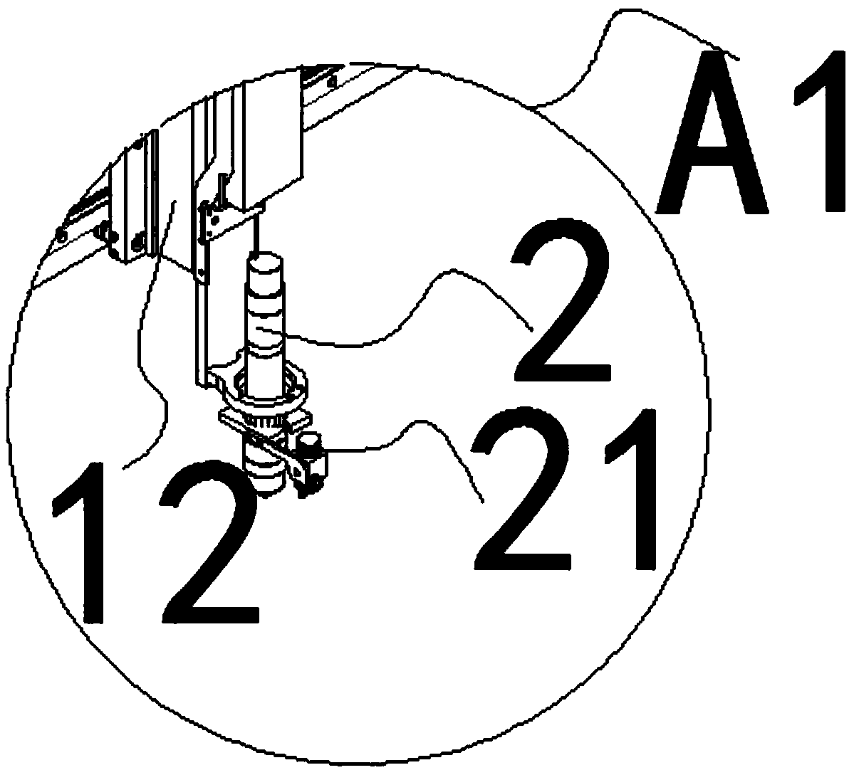 Gantry type numerically controlled cutting machine