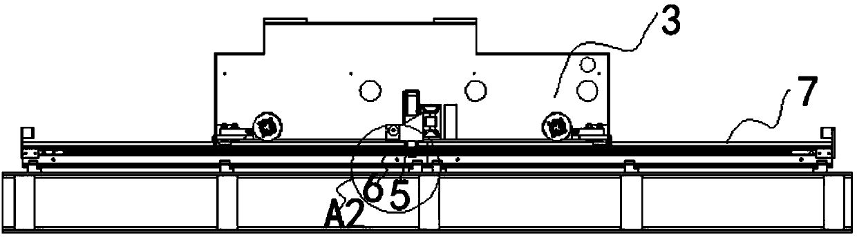 Gantry type numerically controlled cutting machine