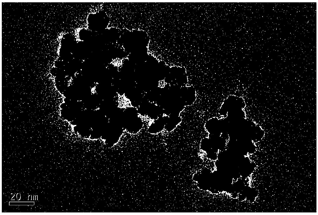 Cerium dioxide composite nanomaterial as well as preparation method and application thereof