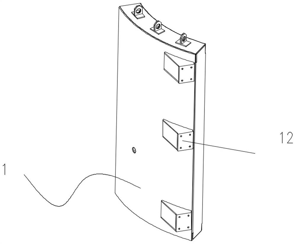 Manual and electric dual-purpose double-leaf flat opening vertical hinged arched protective door and control method