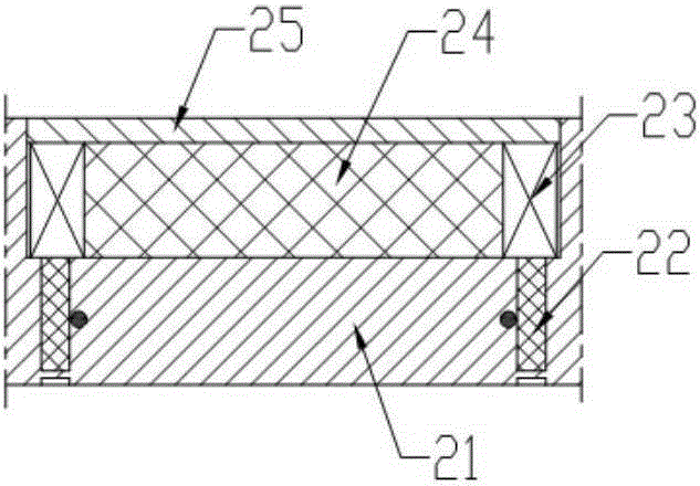 Surface-mount type strong-magnetism electric control permanent magnet template with honeycomb array structure