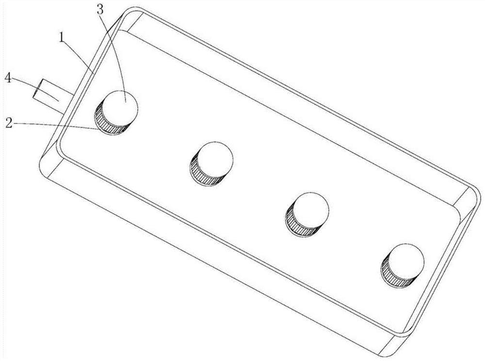 Water-cooled motor shell air seal detection device