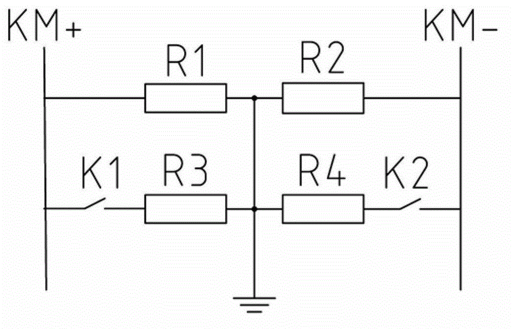 Bridge used for direct current insulation monitoring device and running method thereof