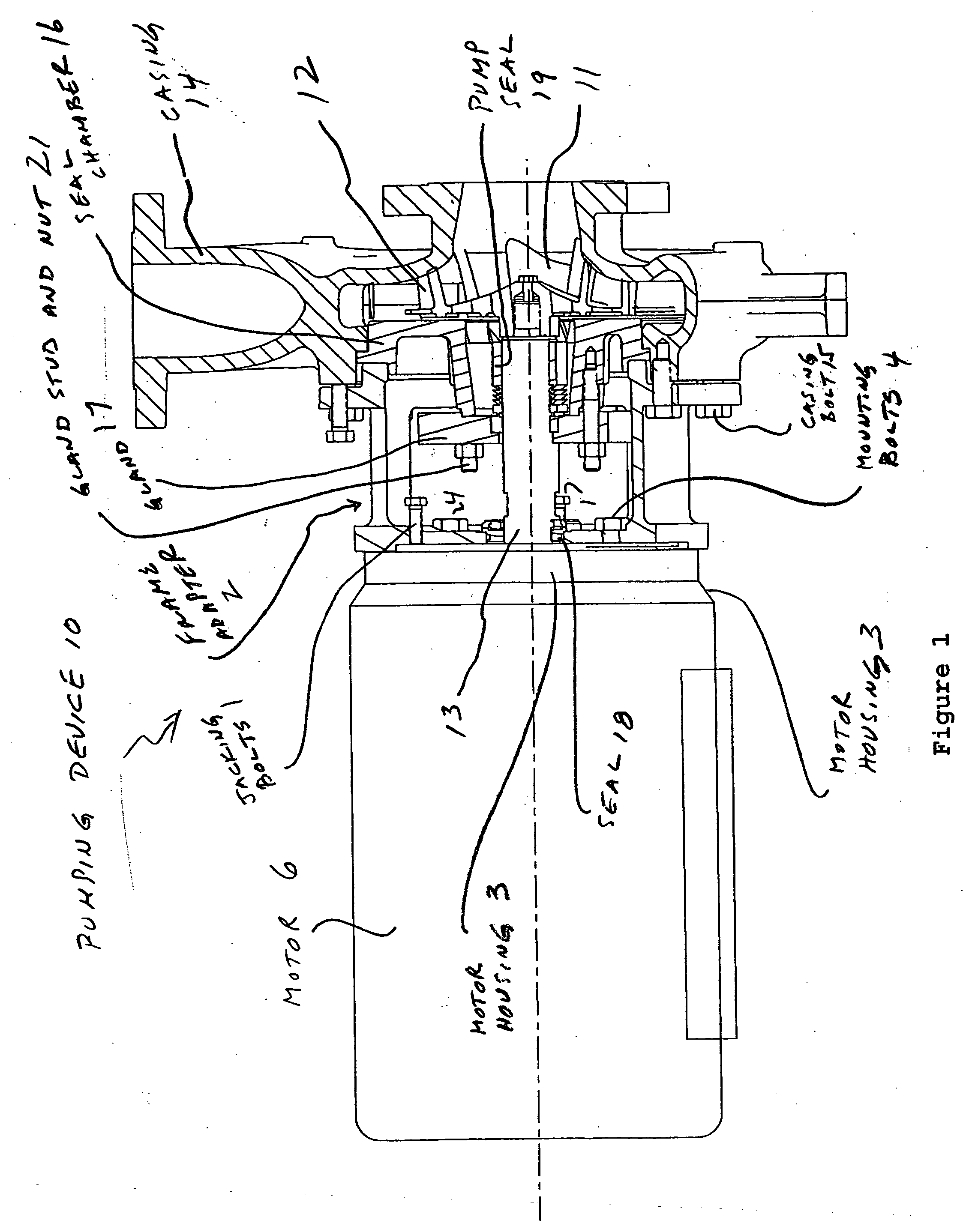 Impeller adjustment device and method for doing the same for close coupled pumps