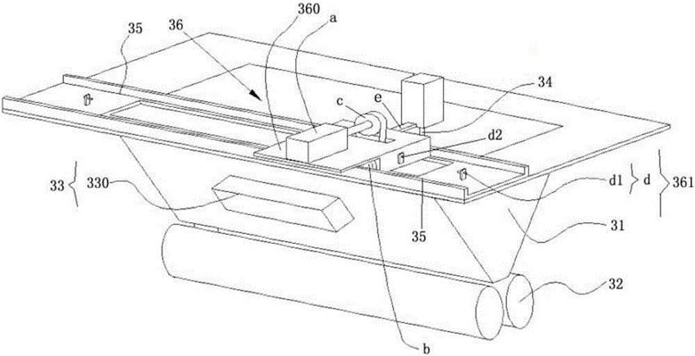 Extrusion device for production of aluminum composite board