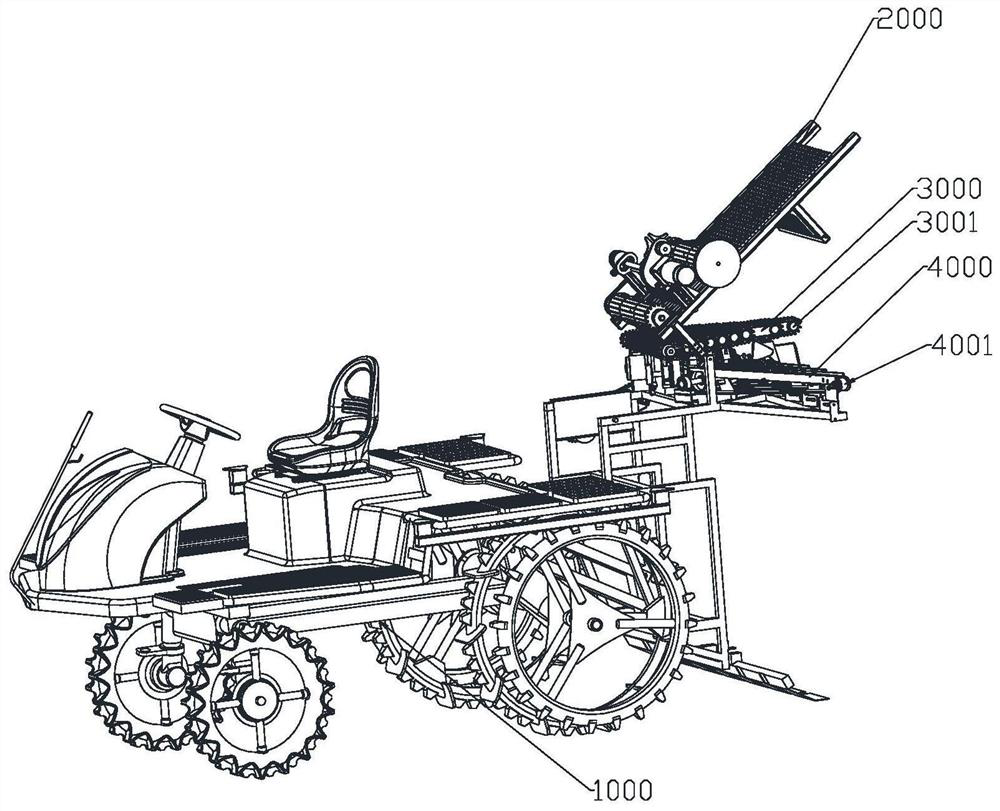 Seedling throwing machine