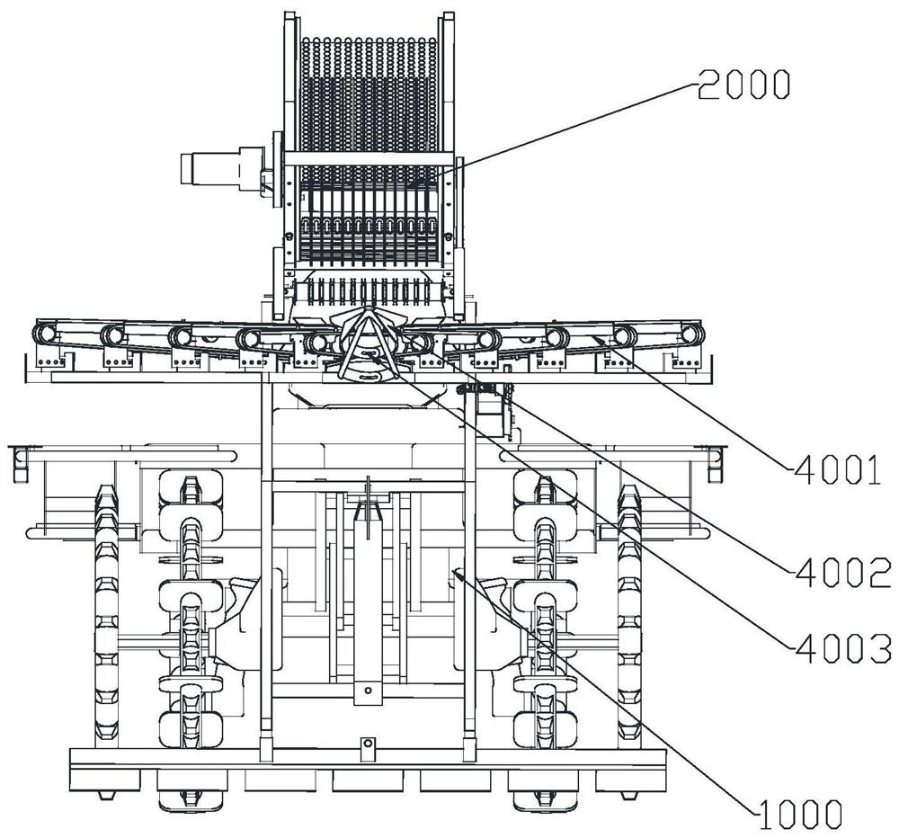 Seedling throwing machine