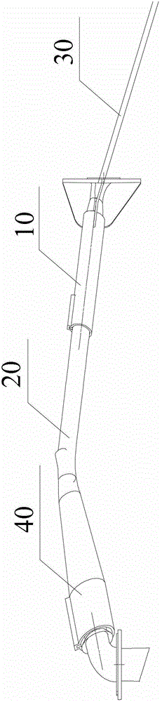 Water supply pipeline of an ice maker of a refrigerator and a refrigerator having the same