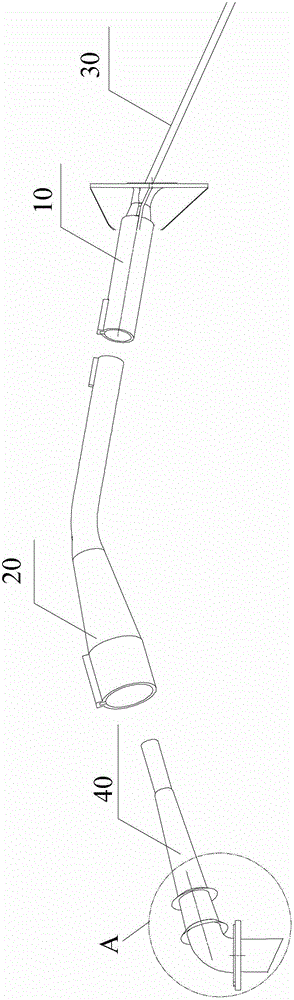 Water supply pipeline of an ice maker of a refrigerator and a refrigerator having the same