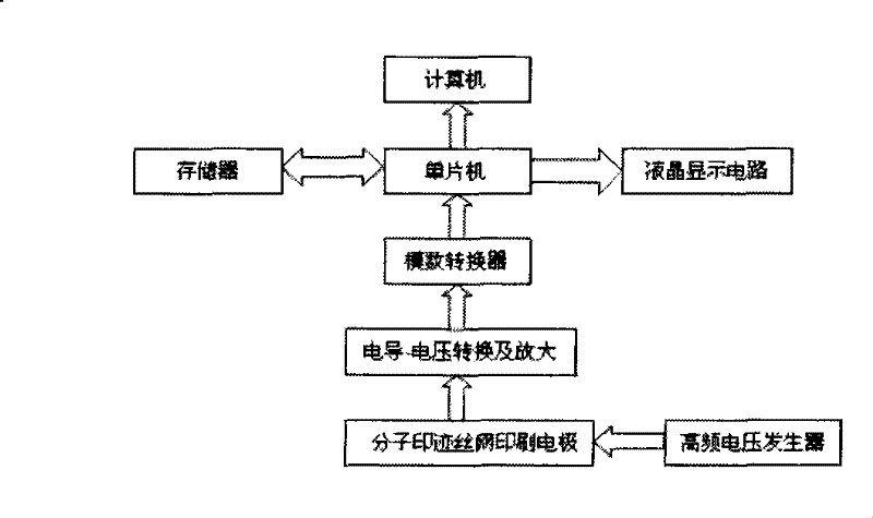 Sensing electrode for detecting chloramphenicol and method for producing molecular imprinting film thereof