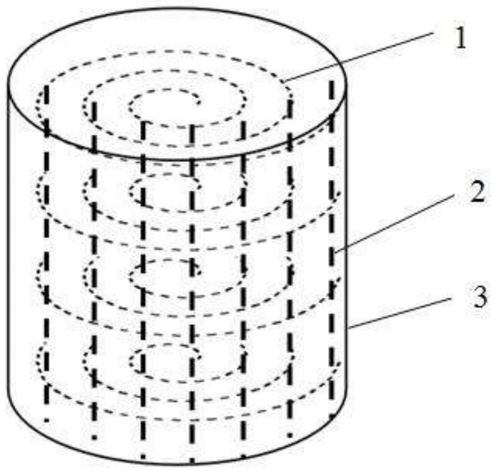 Titanium fiber toughening cold heading die and preparation method thereof