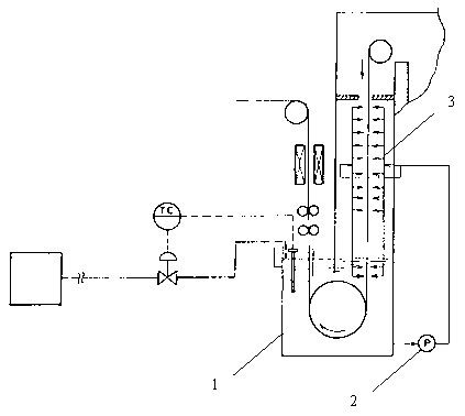 Water quenching method for producing cold rolling phase transition reinforced high strength strip steel