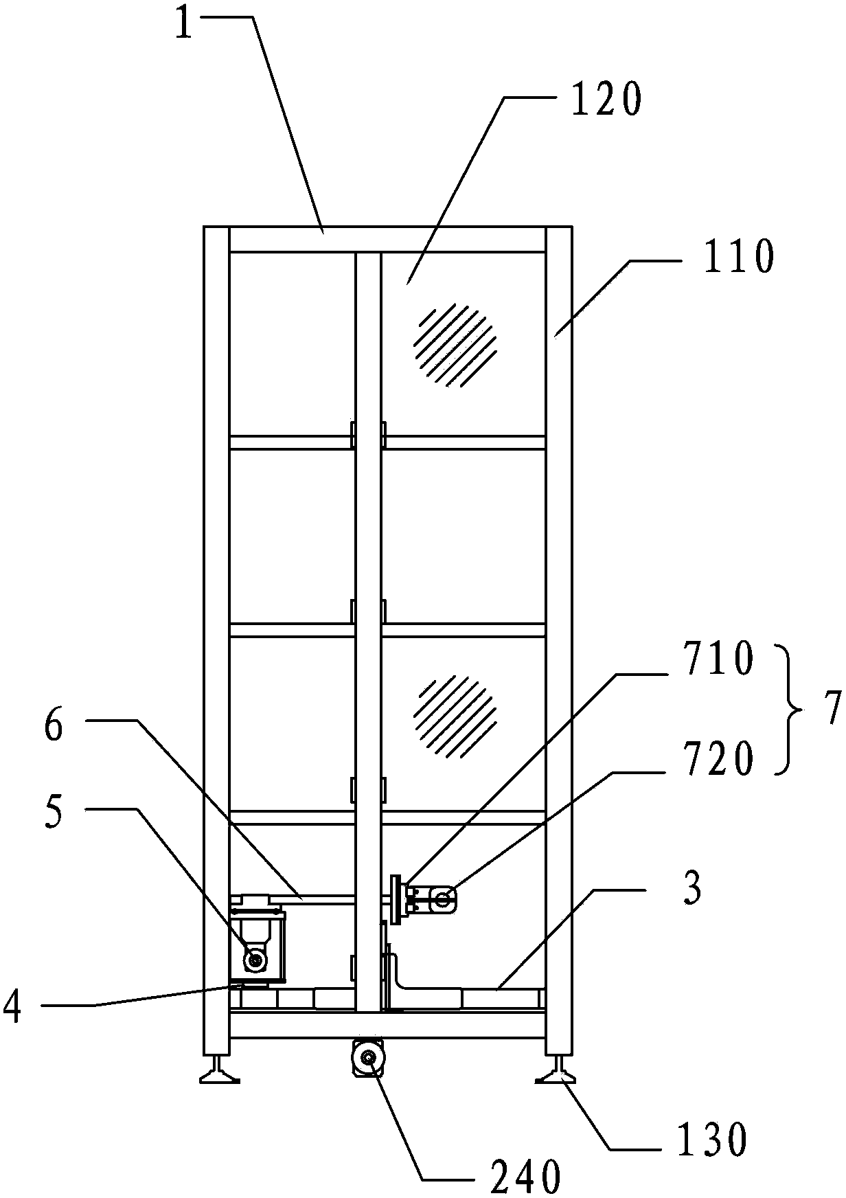 Mechanical arm clamping machine