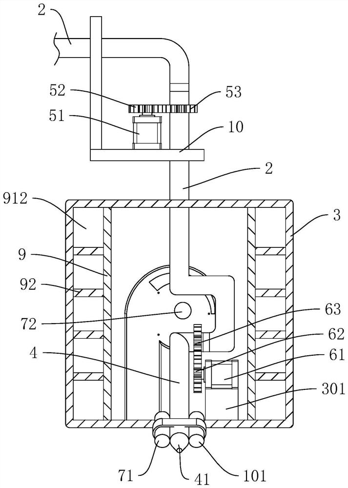 Indoor intelligent monitoring fire extinguishing device and fire extinguishing method thereof