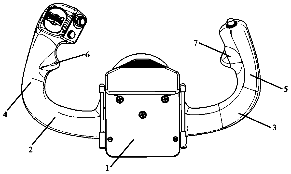 Multiple-function anti-misoperation aircraft driving reel based on ergonomic design