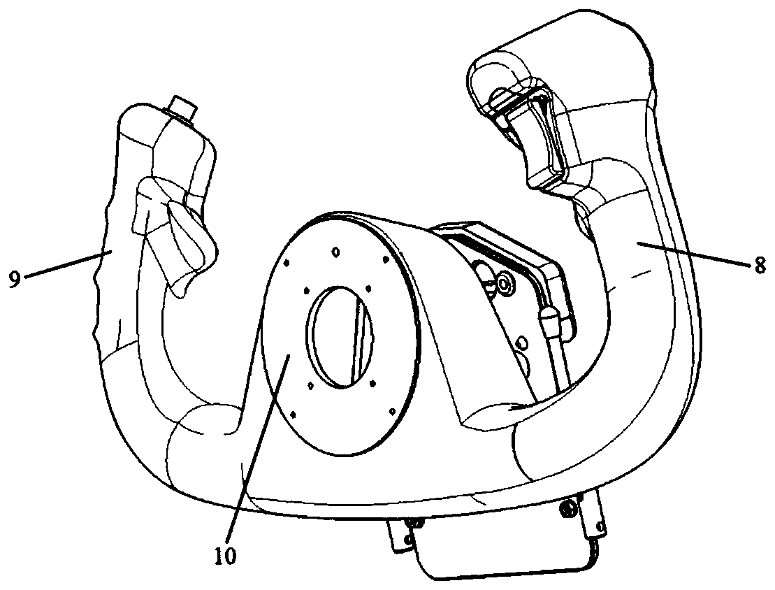 Multiple-function anti-misoperation aircraft driving reel based on ergonomic design