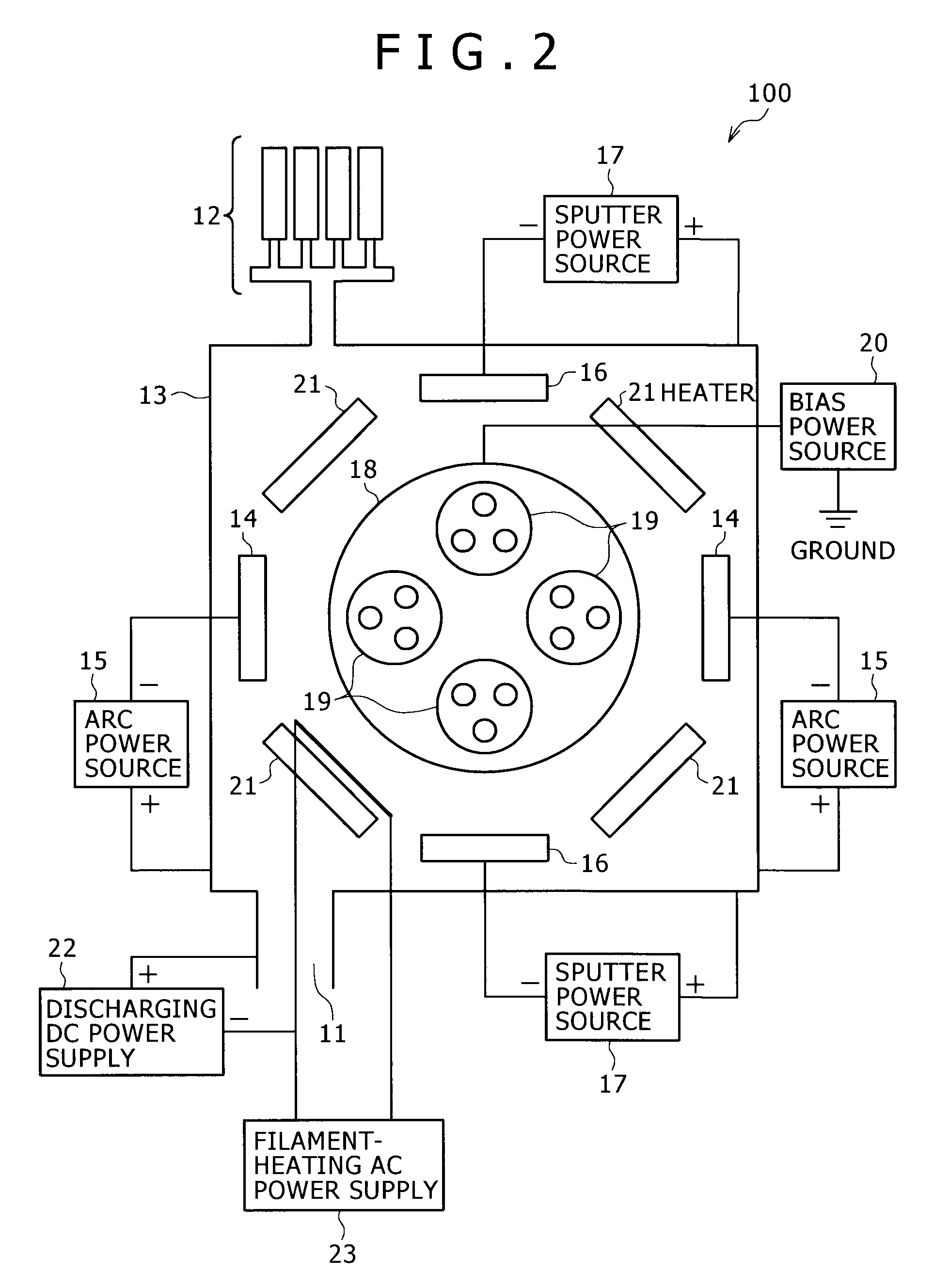 Material with hard coating film formed on substrate surface thereof