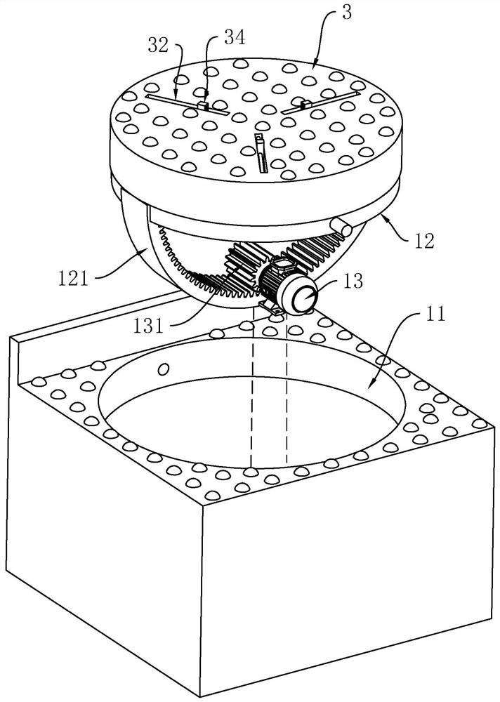 A tire mold cutting plotter