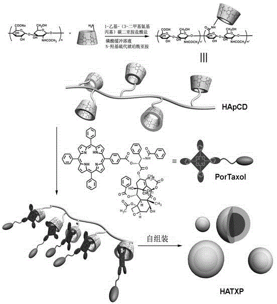 Supermolecular assembly for targeted conduction of anticancer taxol prodrug and preparation method thereof