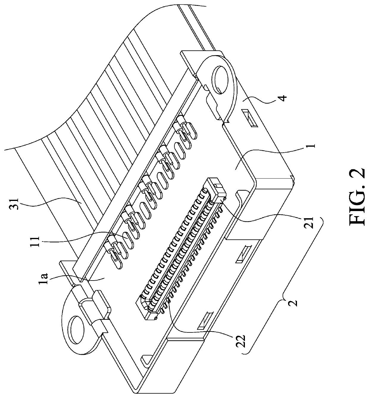 Dual-row cable structure