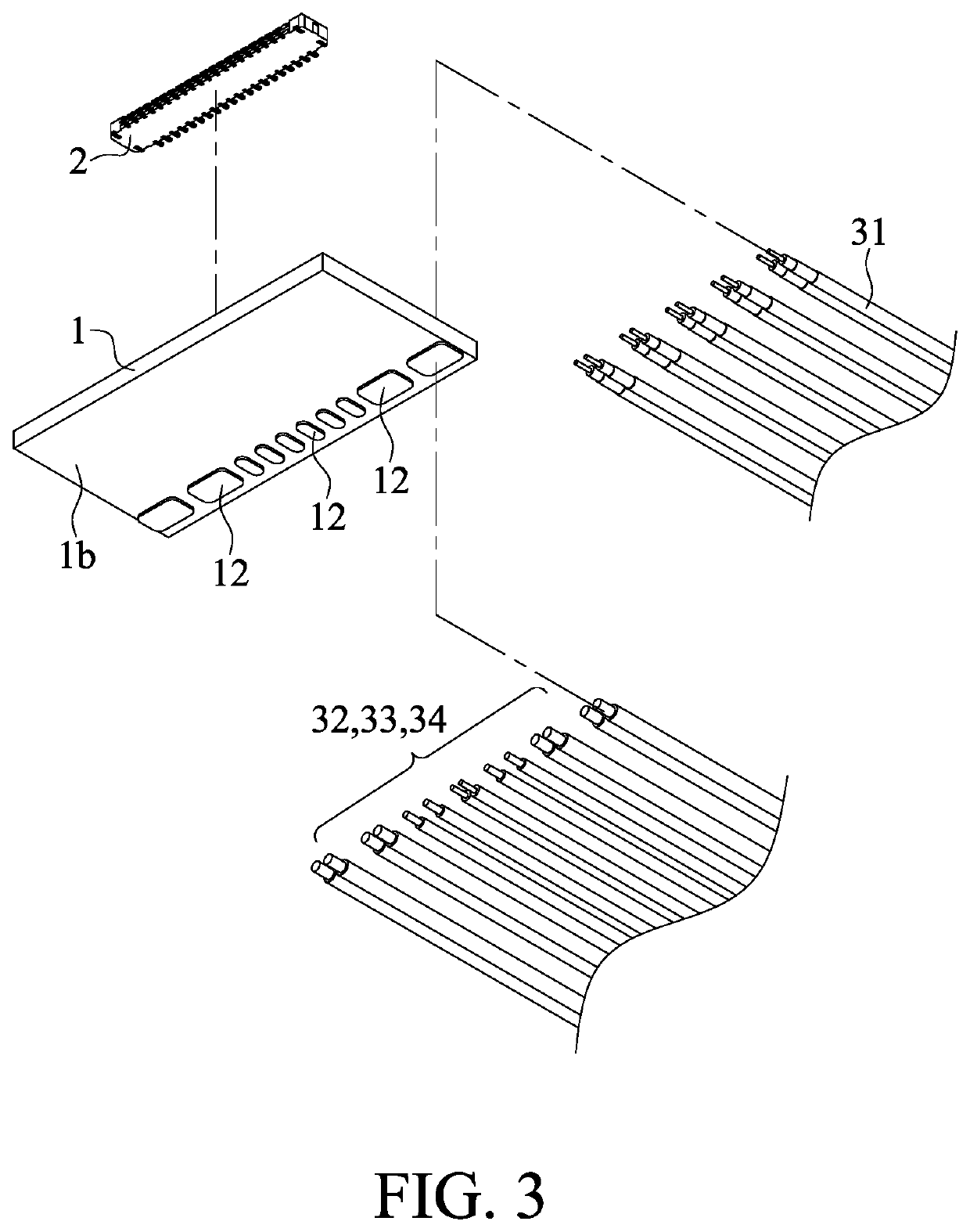 Dual-row cable structure