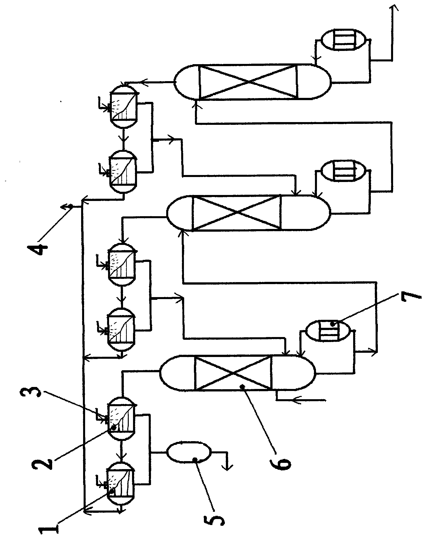 Industrial production method for separating boron isotope product based on methyl-phenoxide-boron trifluoride complex