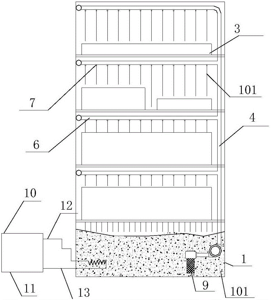 Working medium contact cooling system for computer and data center heat radiation