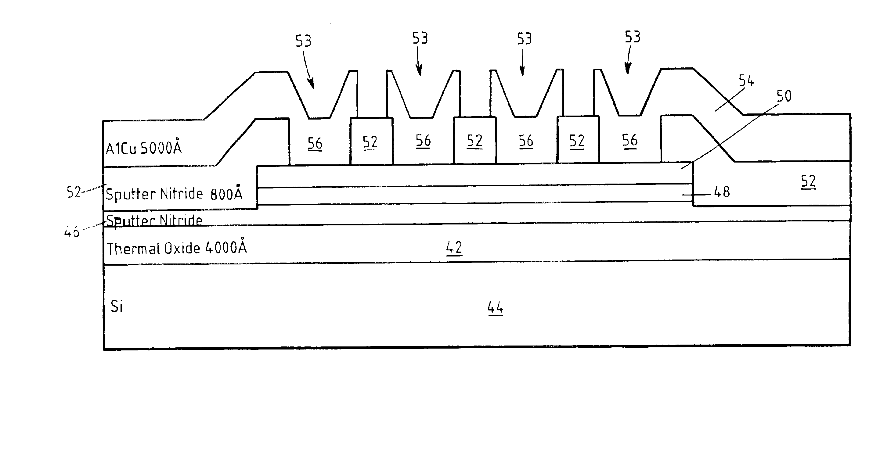 Barber pole structure for magnetoresistive sensors and method of forming same