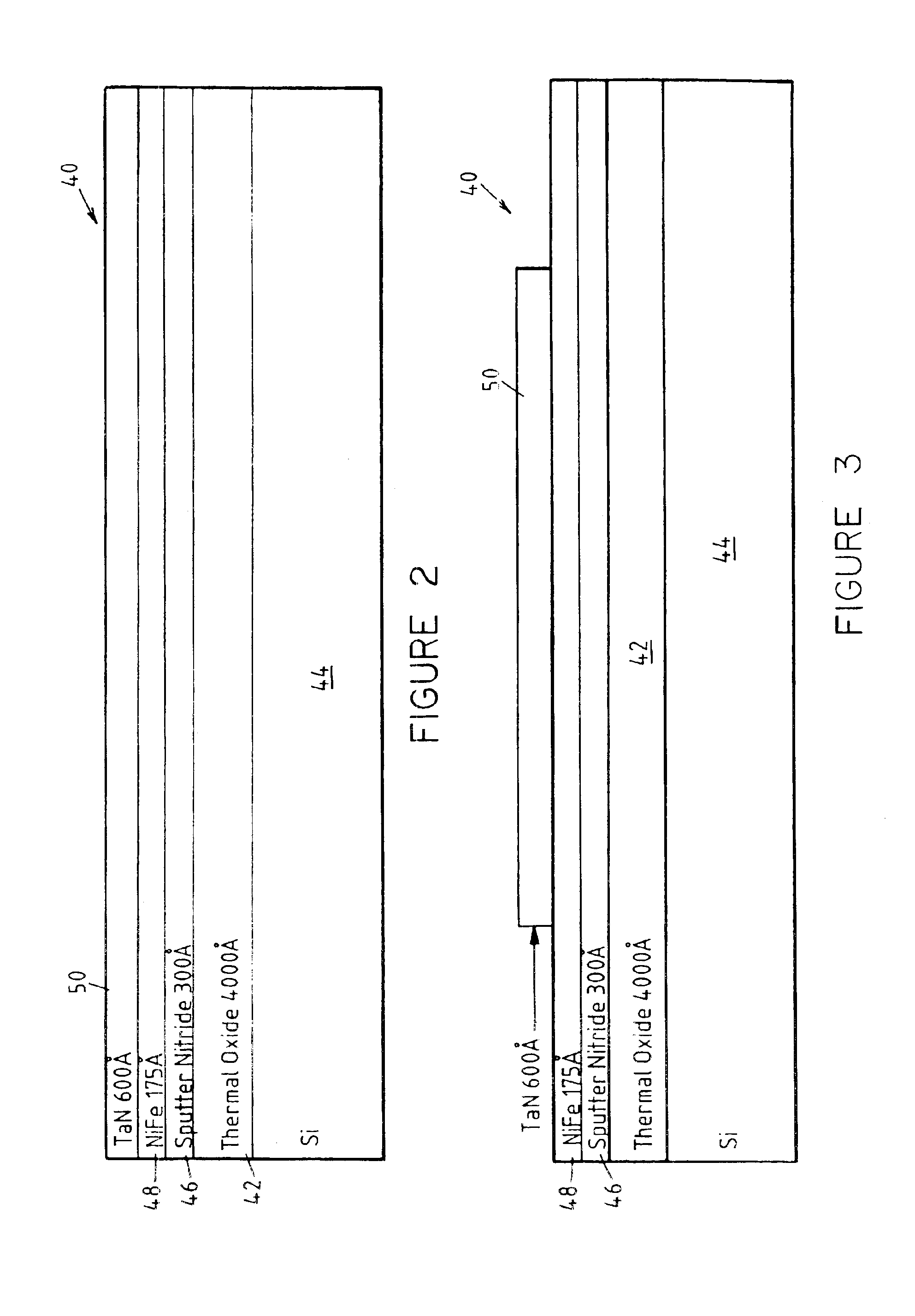 Barber pole structure for magnetoresistive sensors and method of forming same