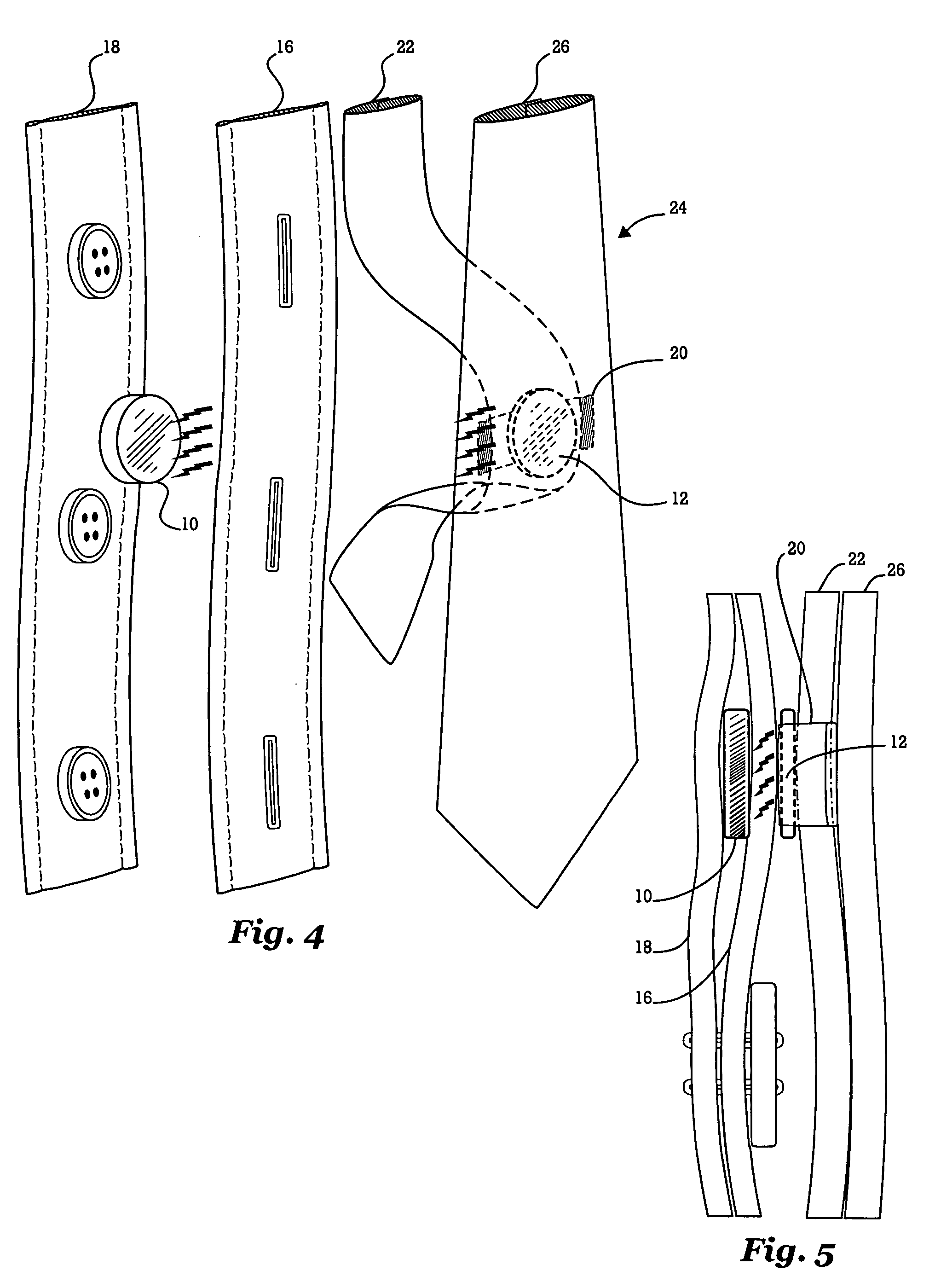 Apparatus and method for holding garments