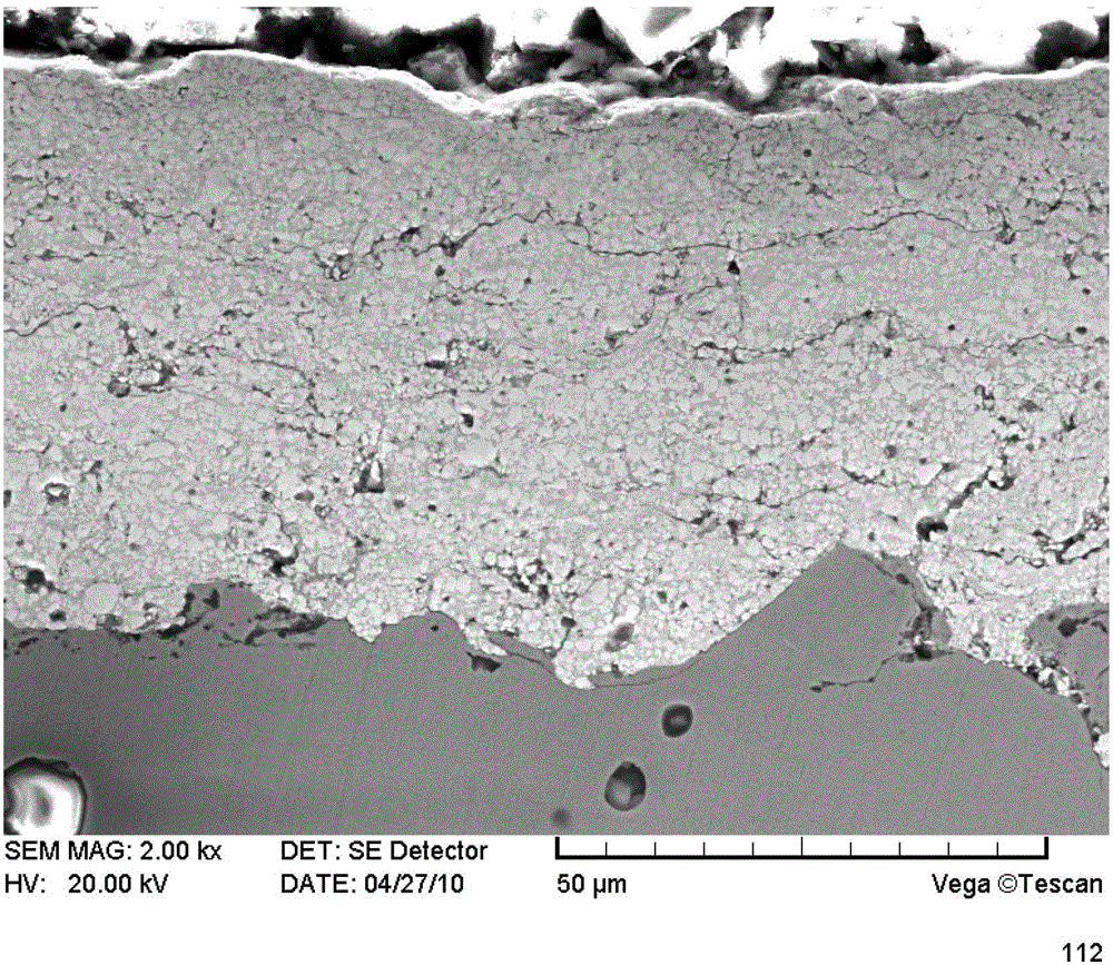 Anti-abrasion treatment method for water turbine surface