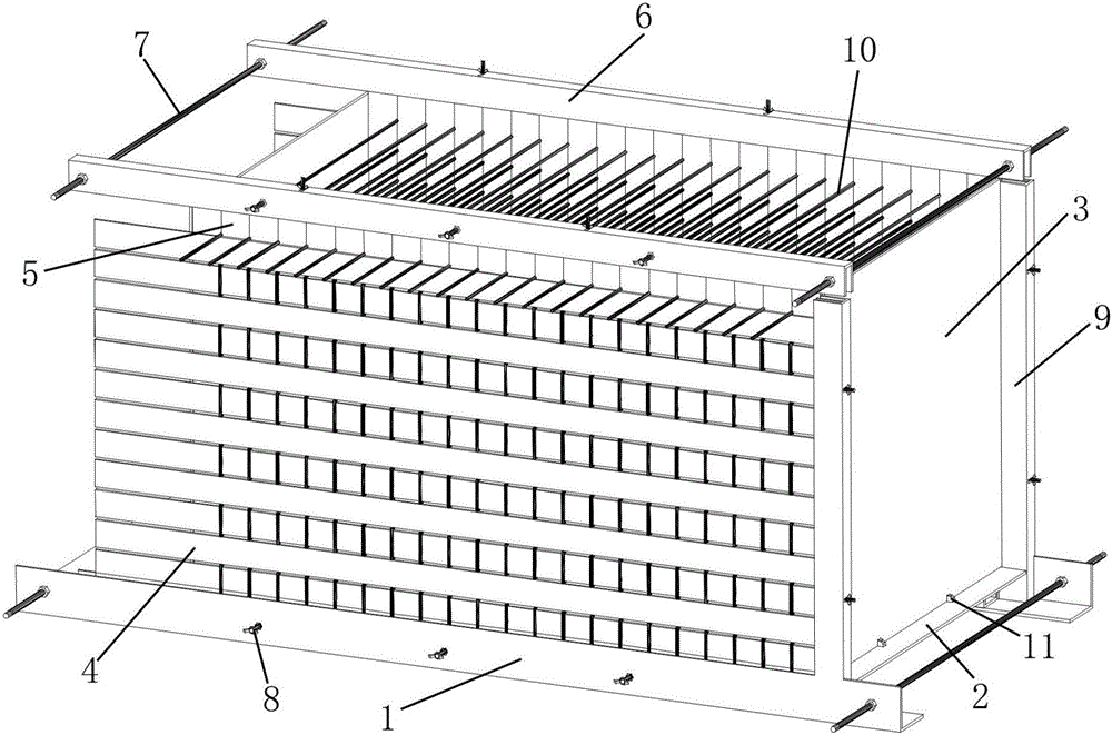 Combined formwork with optical fiber arranged evenly, wiring unit and using method thereof