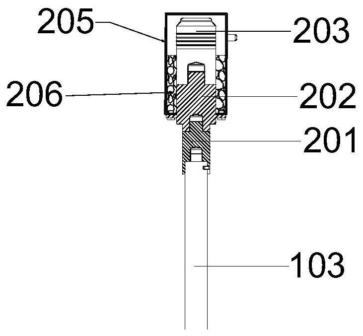 Ultrasonic-assisted lost foam casting device for magnesium-aluminum bimetal casting and application