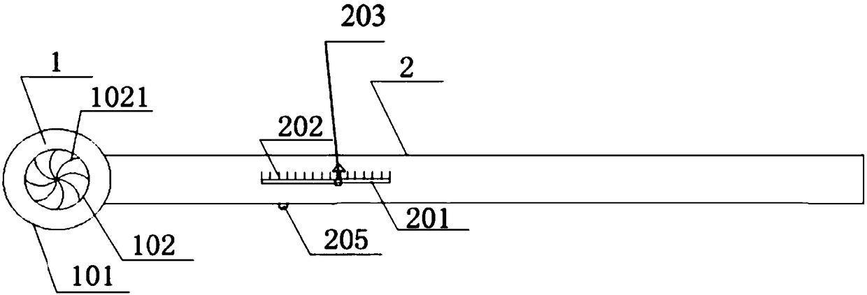 Pupil diameter measuring device