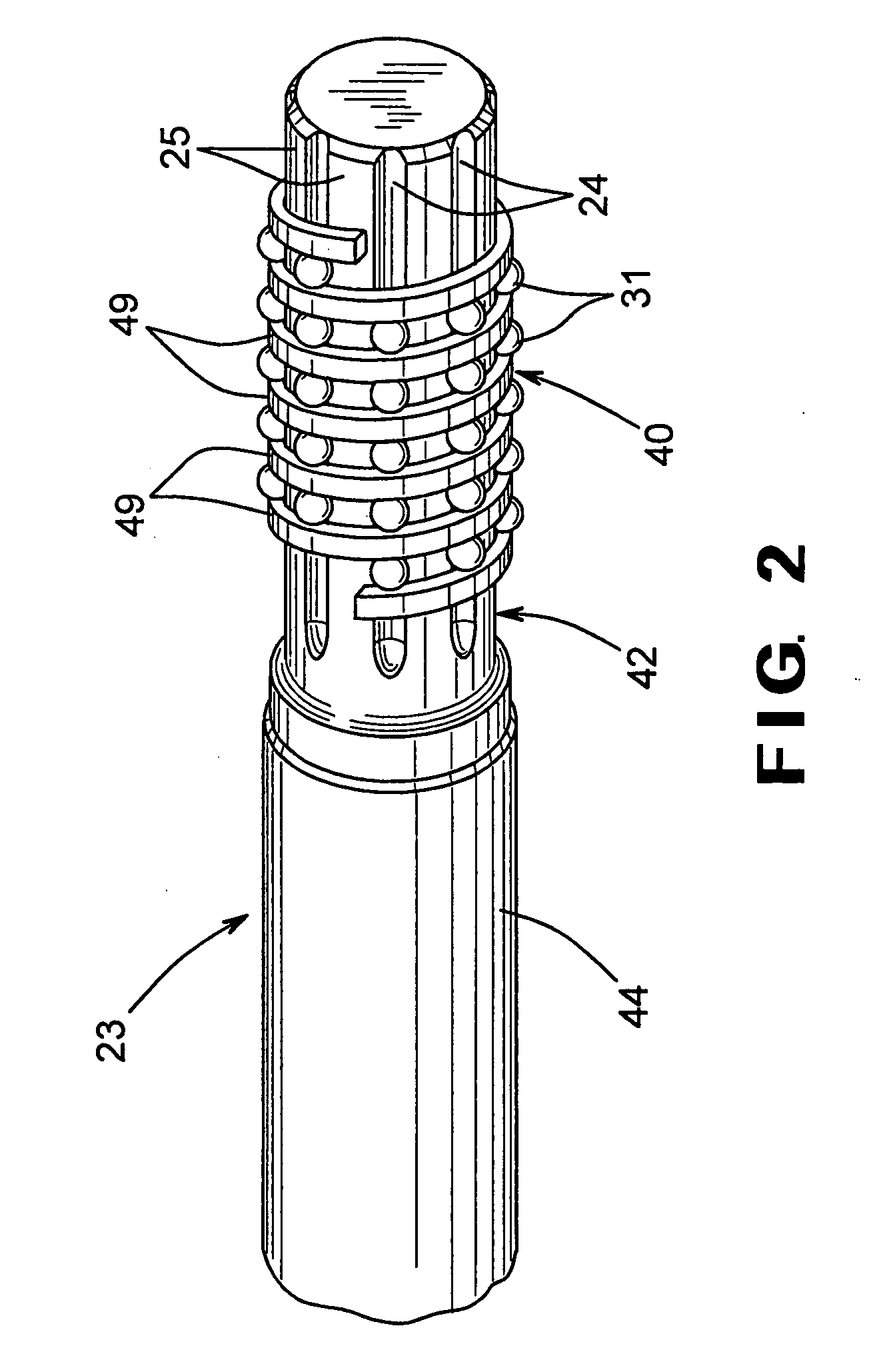 Rolling ball spline slip joint with helically shaped cage