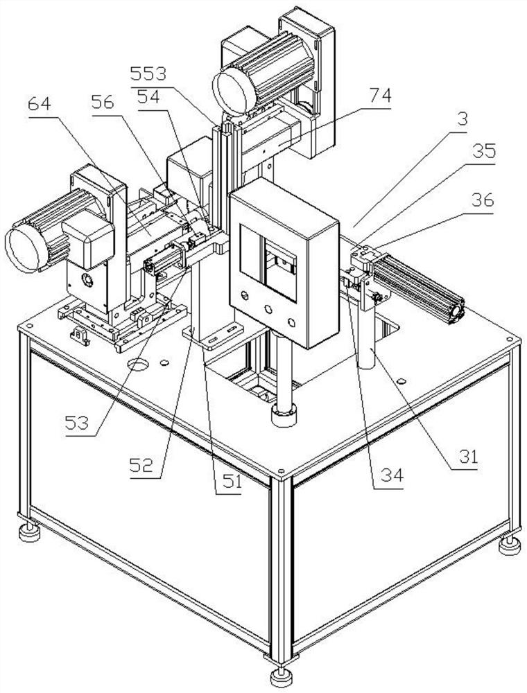 An oblique tongue marking device