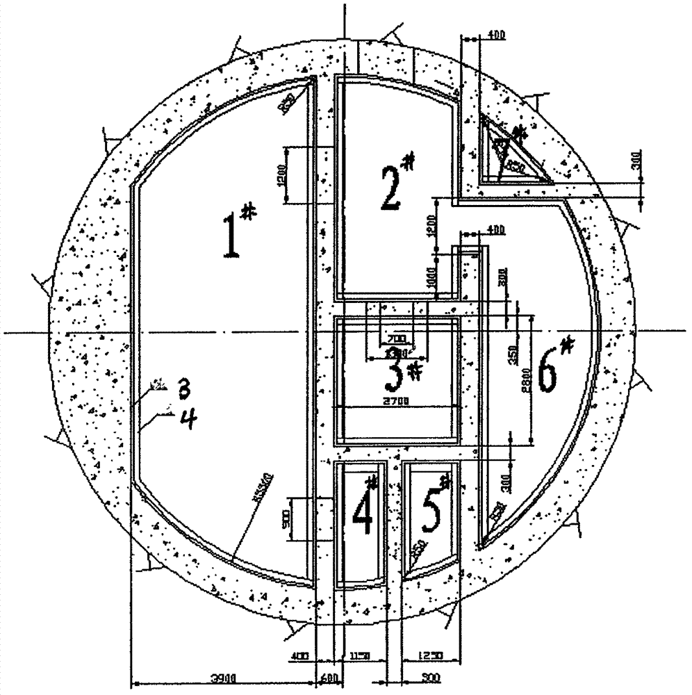 Composite-structure porous shaft slip form construction device and method