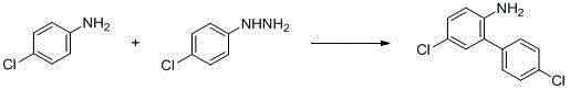 A kind of preparation method of 2-aminobiphenyl derivative