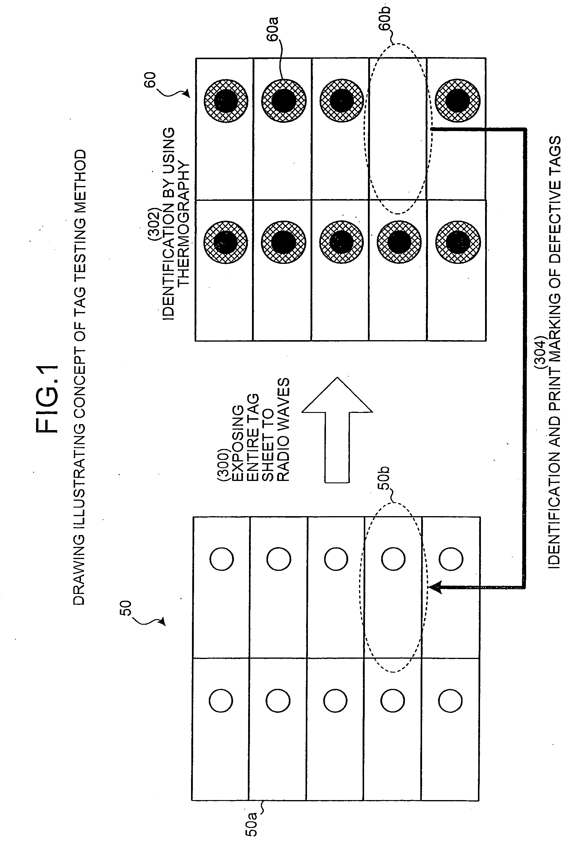 Tag testing device, tag testing method, and tag testing program