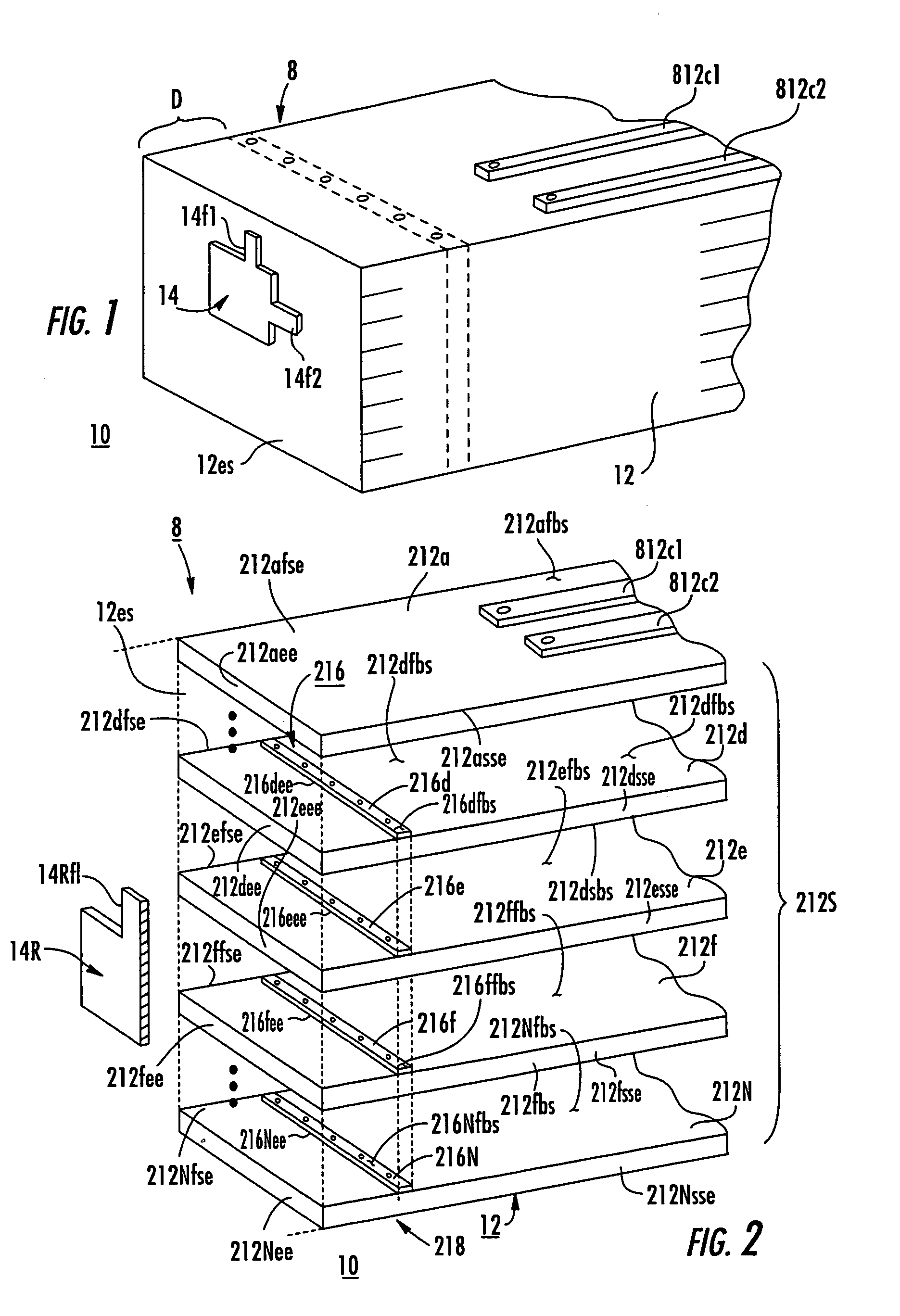 Antenna with layered ground plane