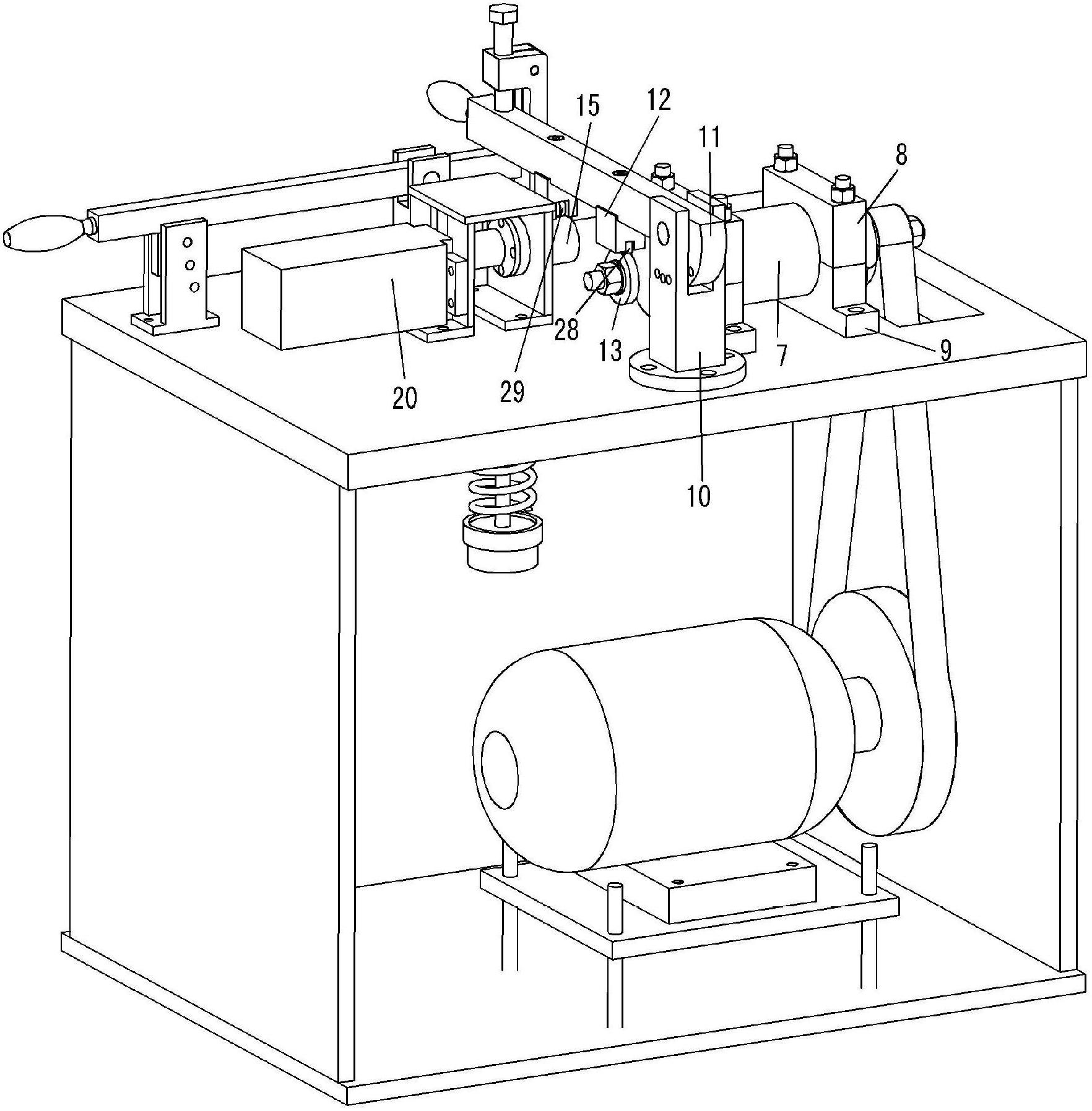 High-speed intermittently-loaded circular block contact erosion tester