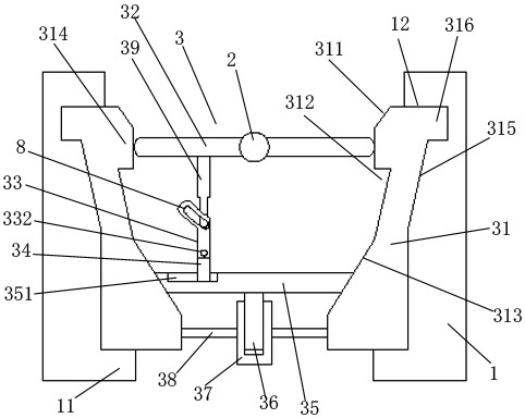 A hysteresis driven damper